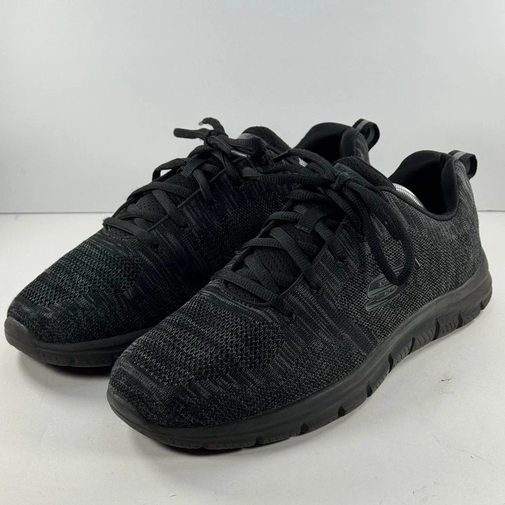 Skechers Summits South Rim Mens Black‎ Training Shoes 232298W Size 10.5 Wide